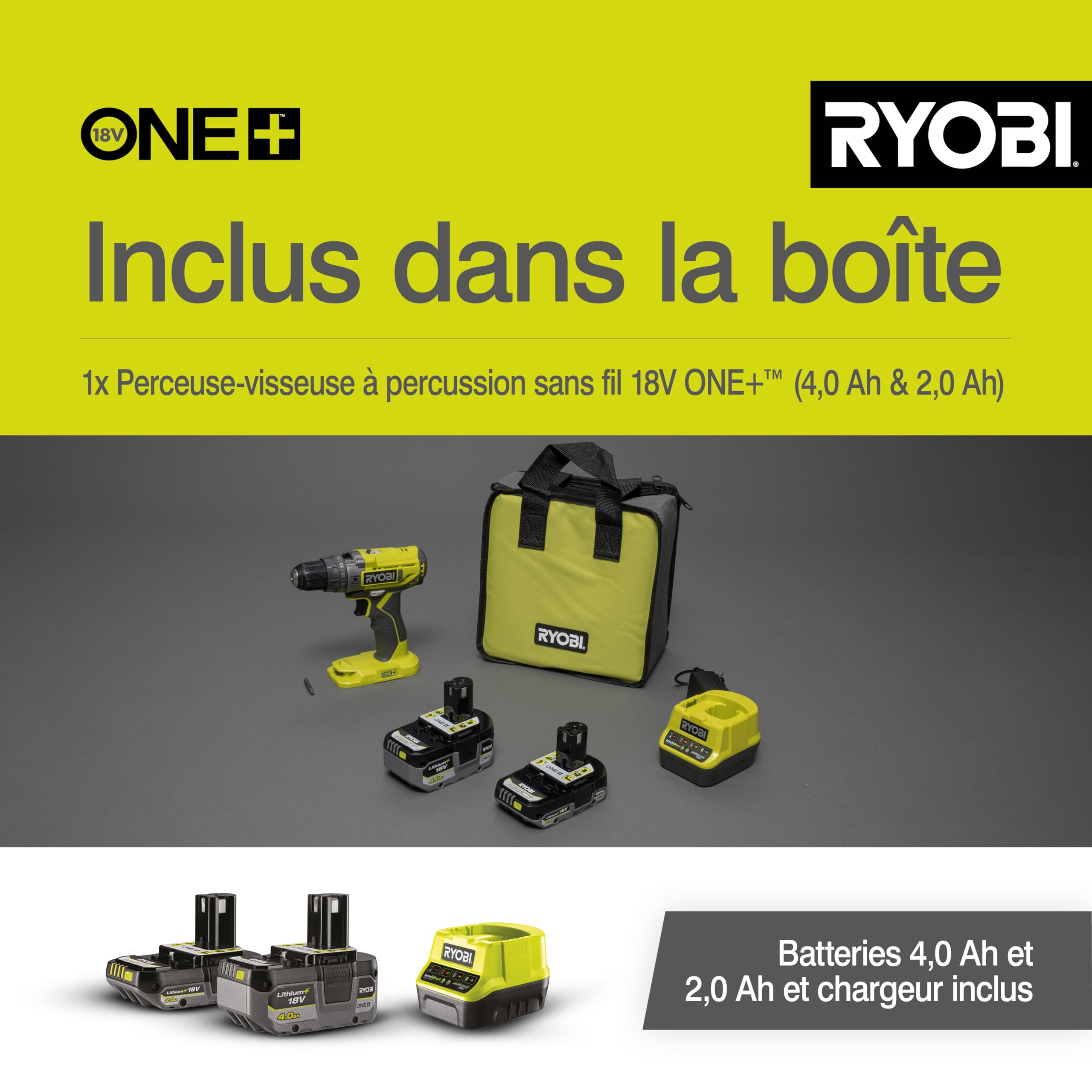 ryobi-r18pd2-242s-perceuse-visseuse-percussion-18v-2-batteries image 4