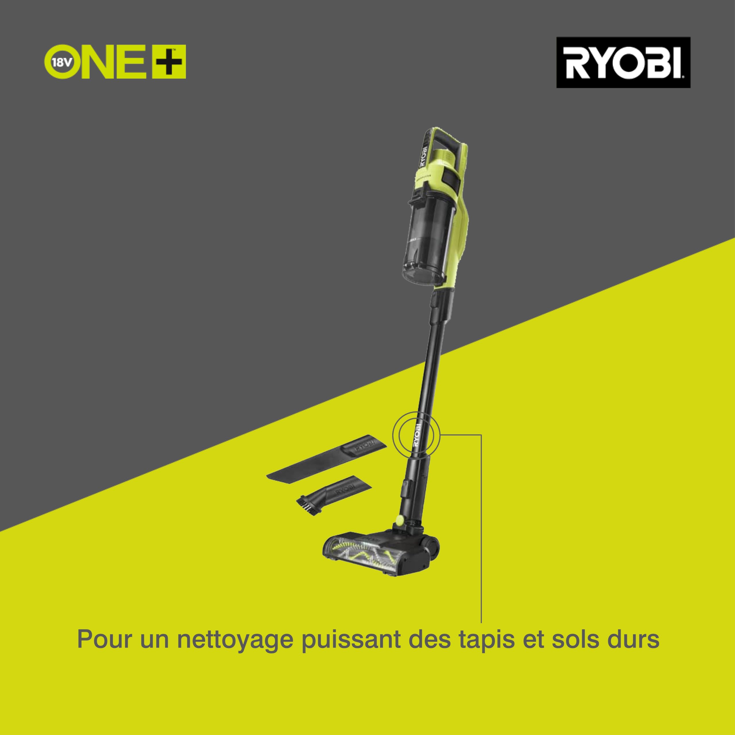 ryobi-rsv18bl-0-aspirateur-balai-18v-brushless-sans-batterie image 2