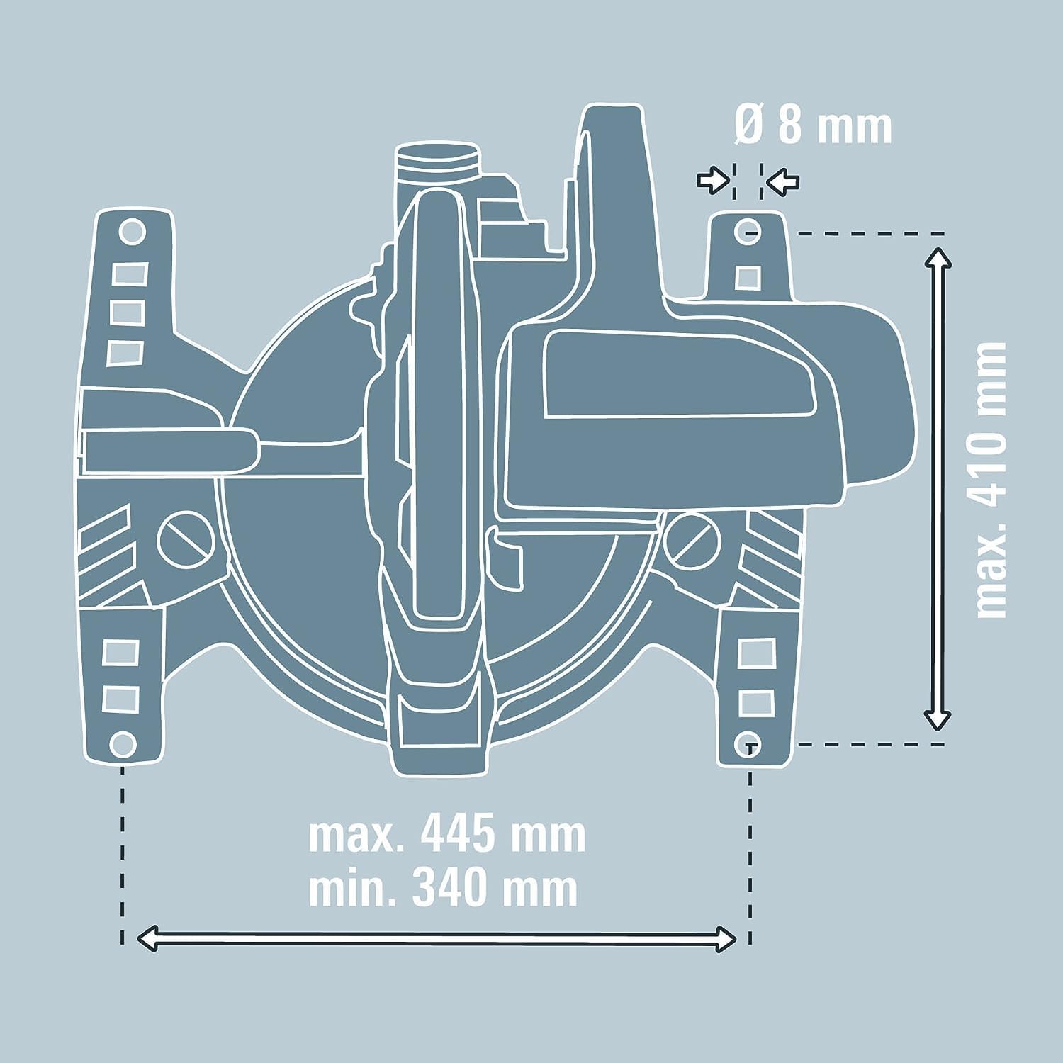 einhell-e-stand-support-scie-onglet-acier-r-glable image 5