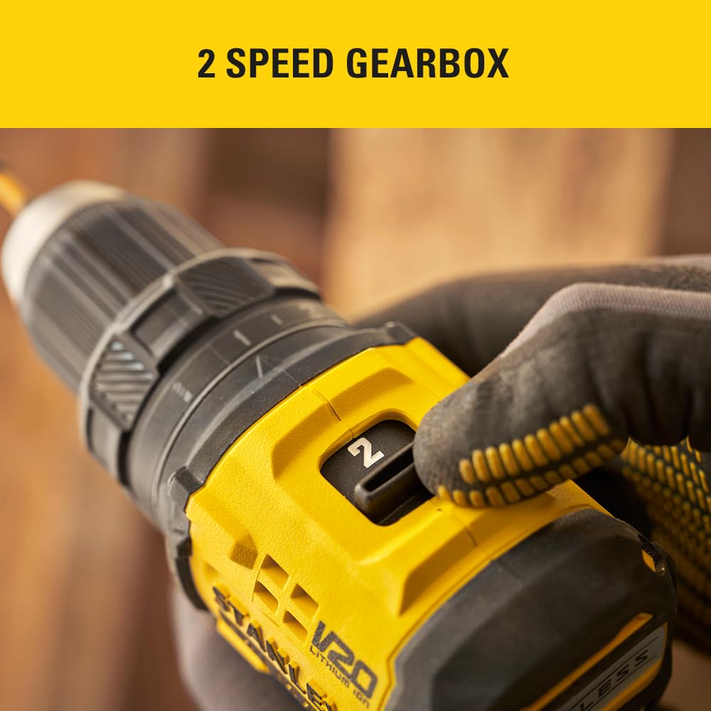 stanley-v20-perceuse-sfmcd716b-xj-brushless-60-nm-nue image 6