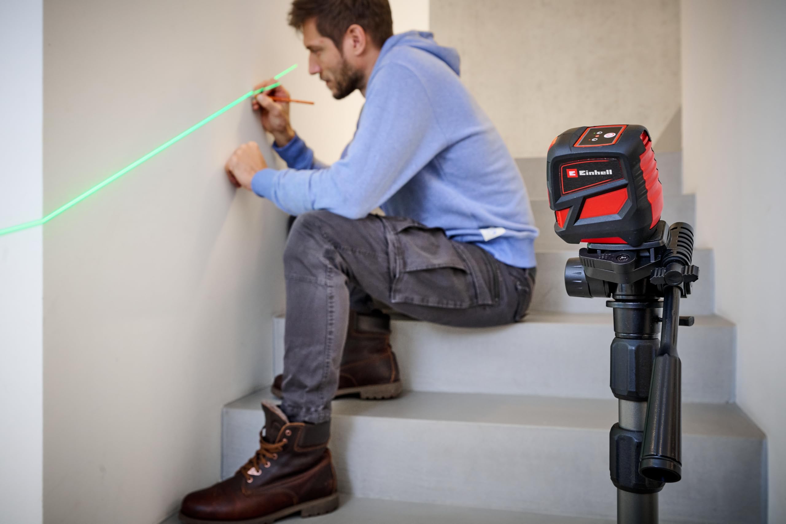 einhell-tc-ll-2-g-niveau-laser-croix-vert-16-m-autonivelant image 4