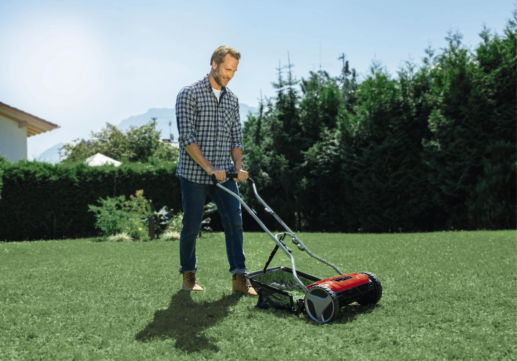 einhell-ge-hm-38-s-f-tondeuse-manuelle-avec-bac-26-l image 2