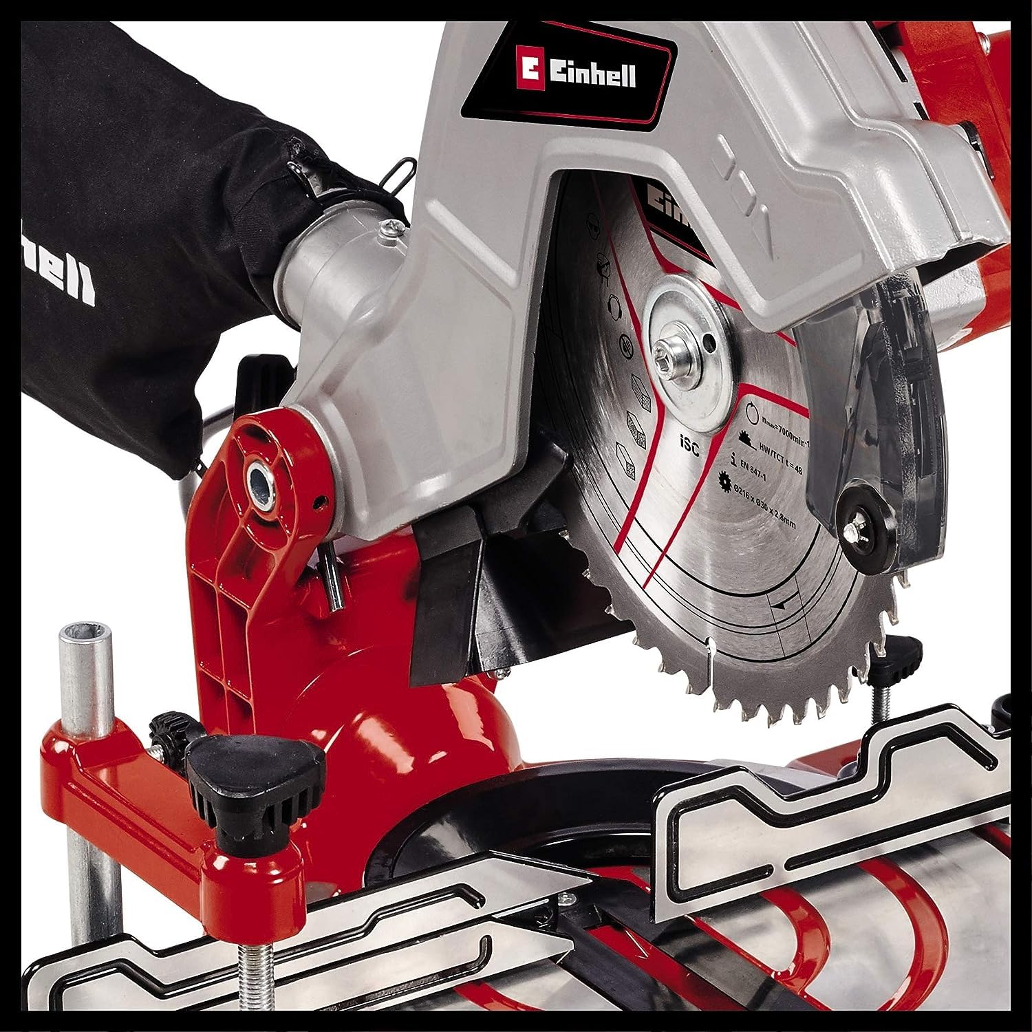 einhell-tc-ms-216-scie-onglet-1600-w-lame-216-mm image 5
