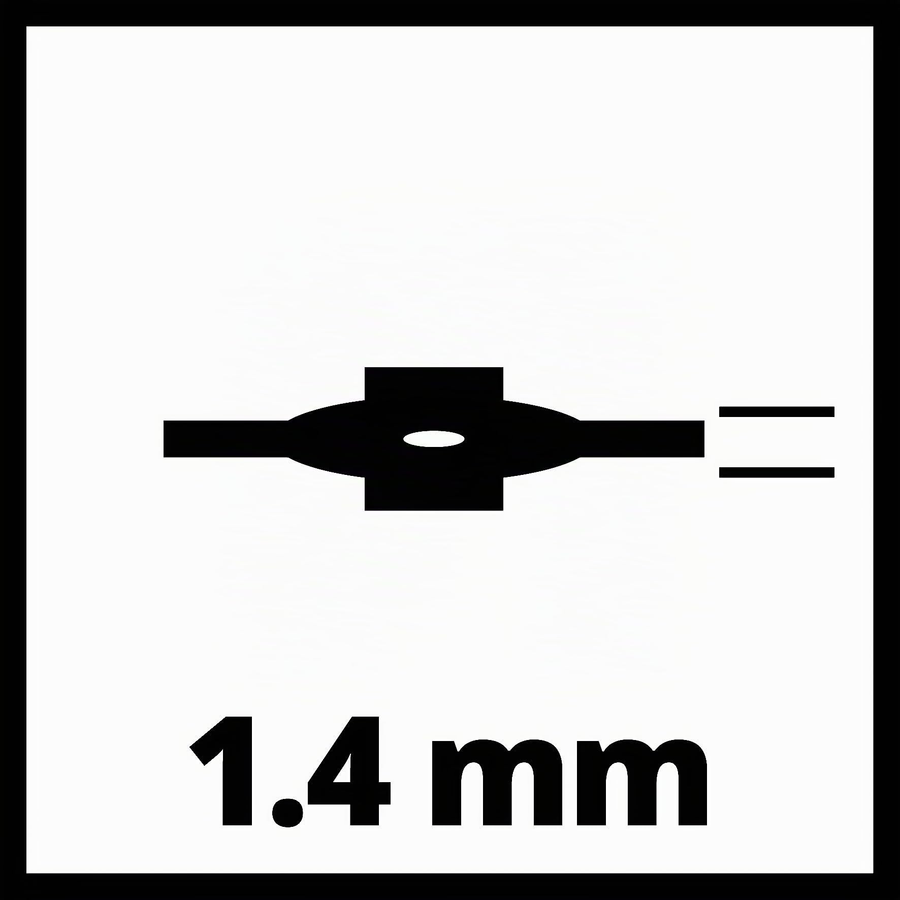 einhell-lame-d-broussailleuse-4-dents-230-mm-m-tal image 4