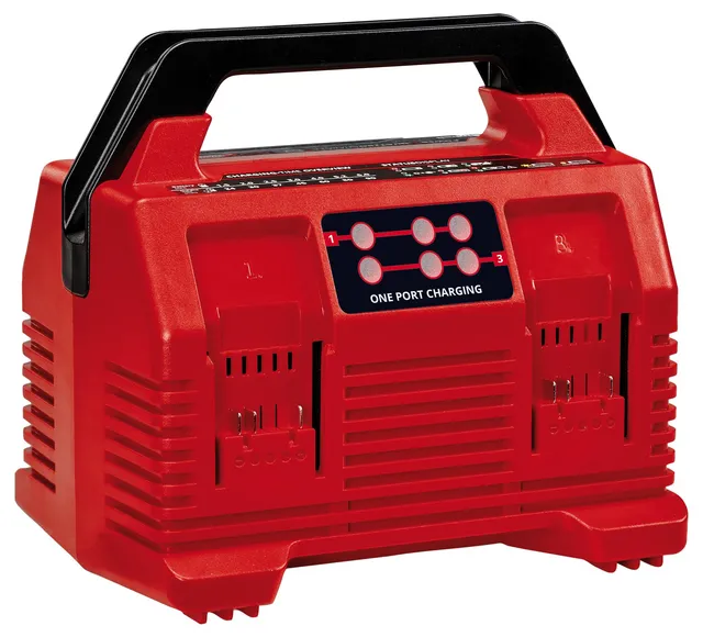 einhell-power-x-quattrocharger-chargeur-4a-18v-4-batteries image 1