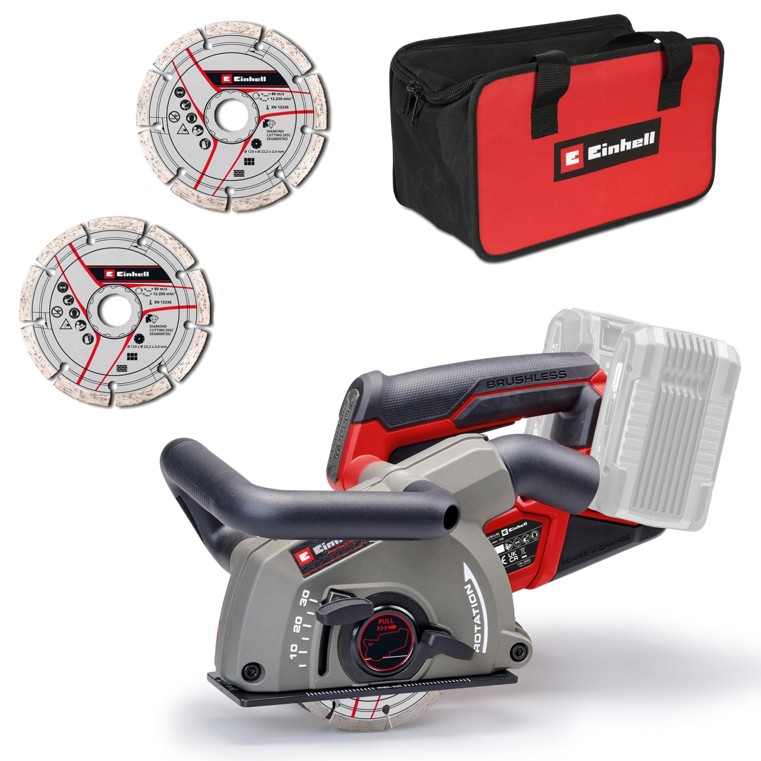 einhell-tp-ma-36-30-li-bl-solo-rainureuse-b-ton-36v-sans-batterie image 1