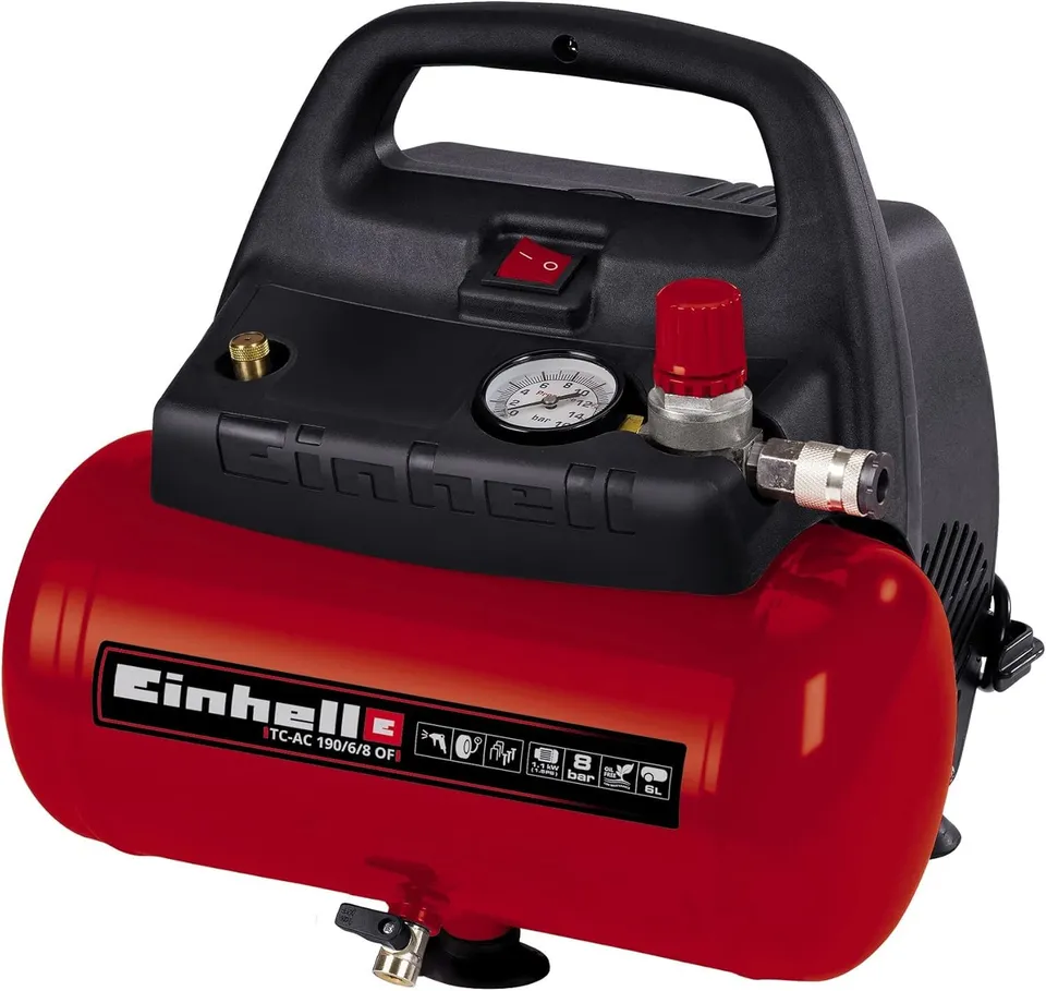 einhell-th-ac-190-6-of-compresseur-6-l-8-bar-sans-huile image 1
