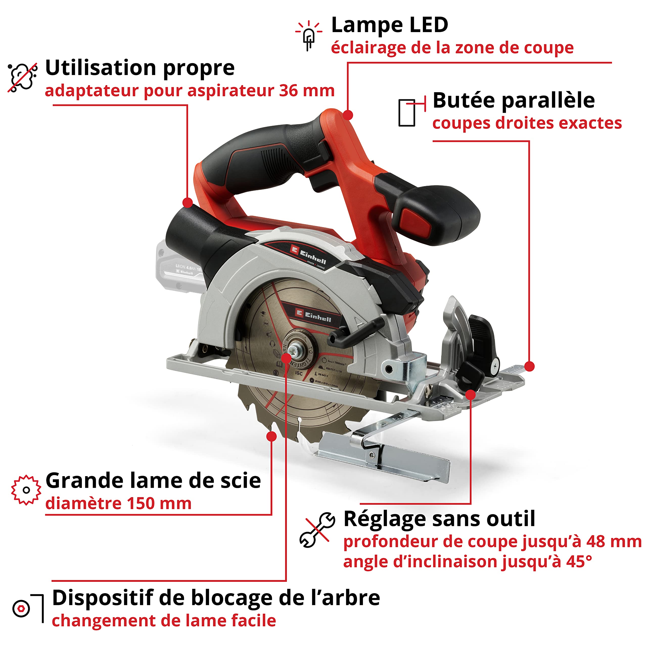 einhell-te-cs-18-150-li-solo-scie-circulaire-150-mm-18-v image 3
