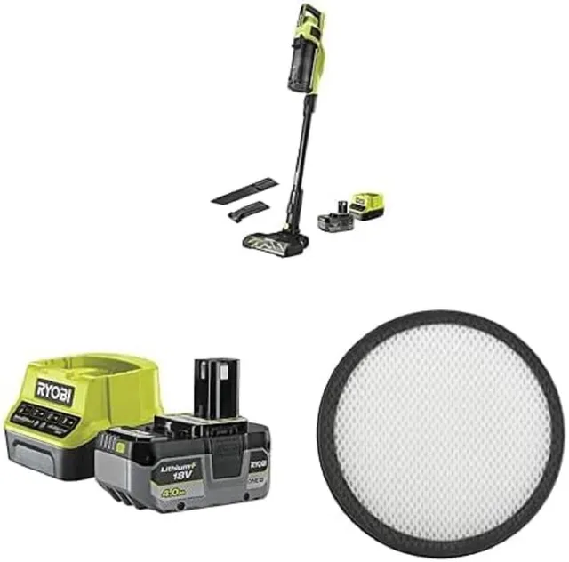 ryobi-one-aspirateur-balai-18v-brushless-batterie-4ah image 1