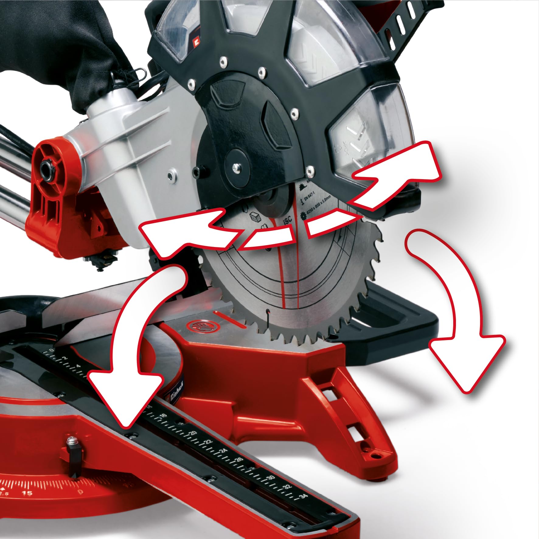 einhell-tc-sm-2534-1-dual-scie-onglet-250-mm image 3
