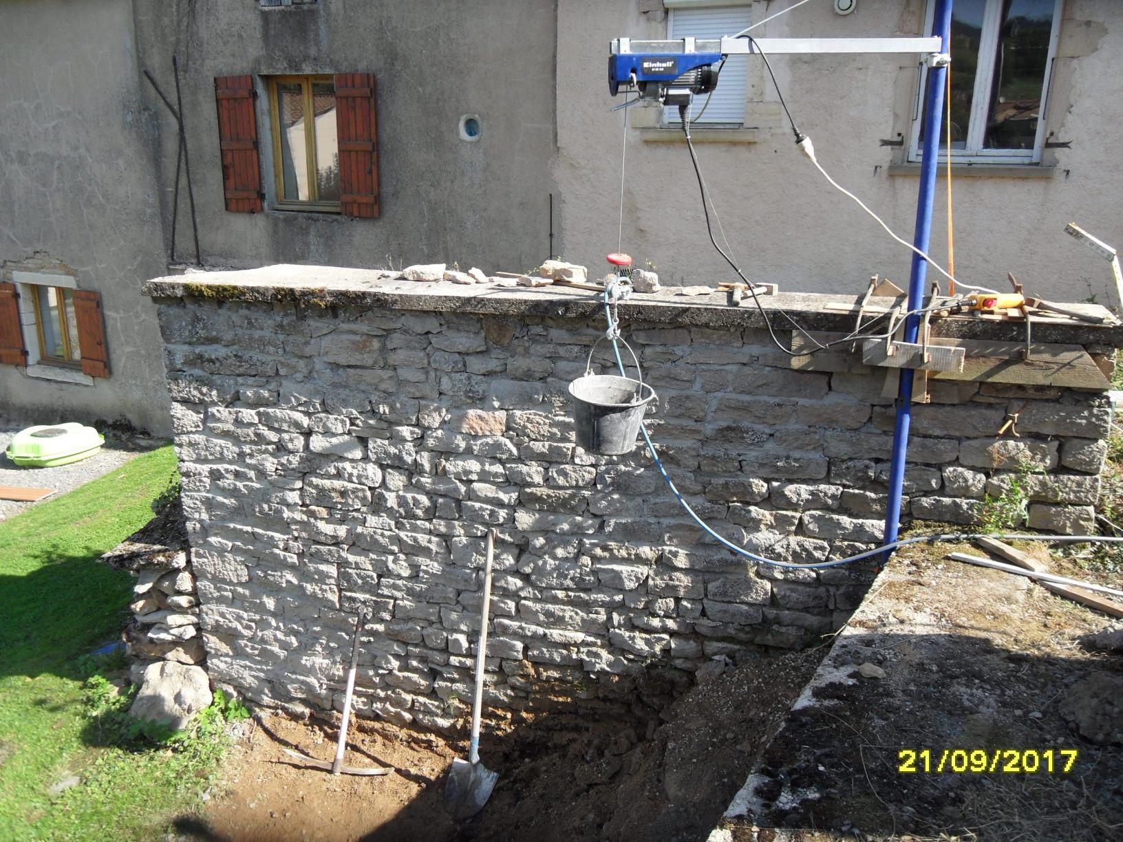 Solide au mur