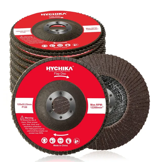 hychika-accessories-disques-lamelles-125mm-p120-m-tal-lot-10 image 1