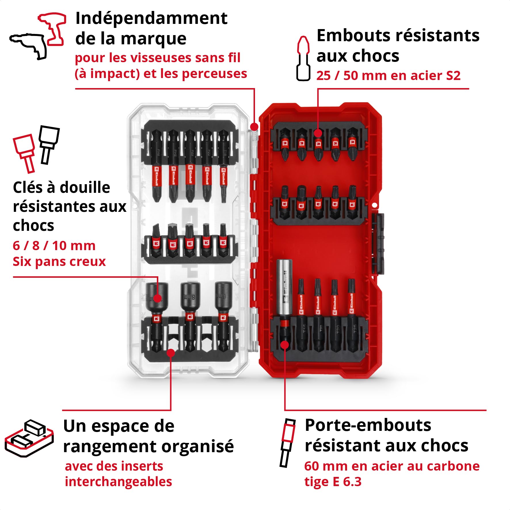 einhell-s-case-jeu-28-embouts-impact-25-50mm-douilles image 3