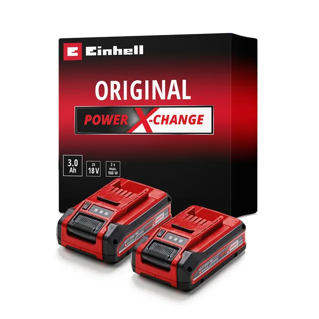 einhell-pxc-18v-double-batterie-3-0-ah-lot-de-2 image 1