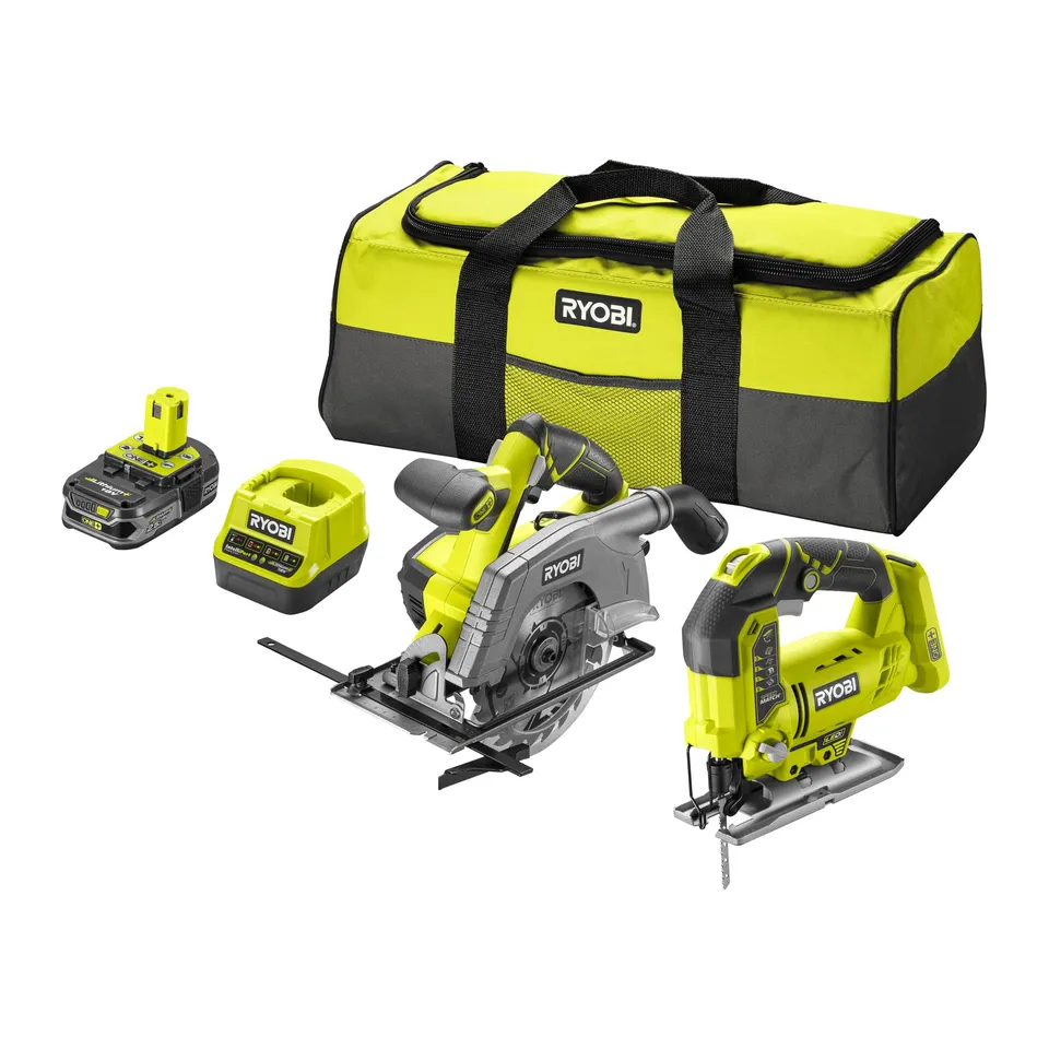 ryobi-one-18v-kit-2-scies-165-mm-2-5-ah-5133004770 image 1