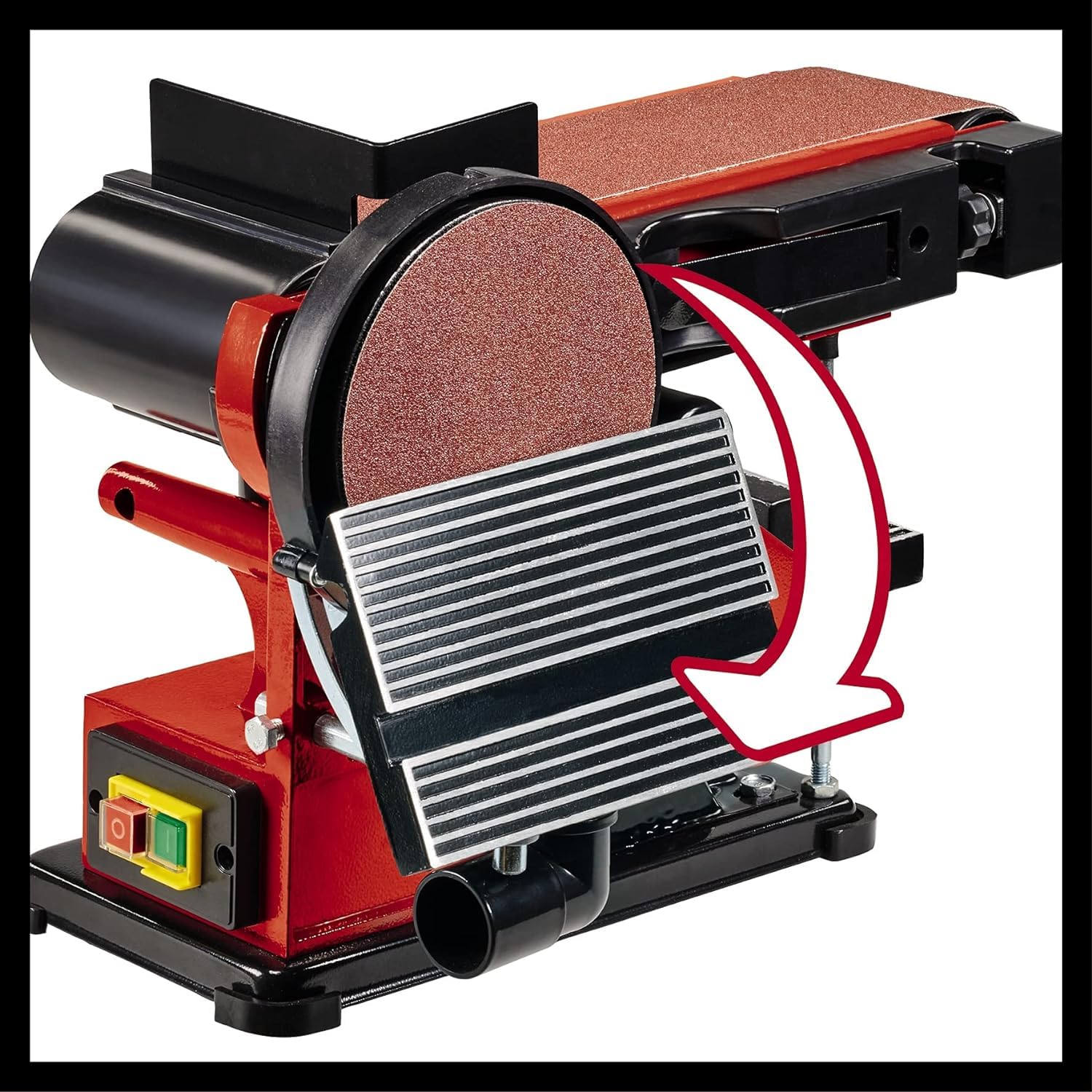 einhell-tc-us-380-ponceuse-stationnaire-bande-disque-380w image 8