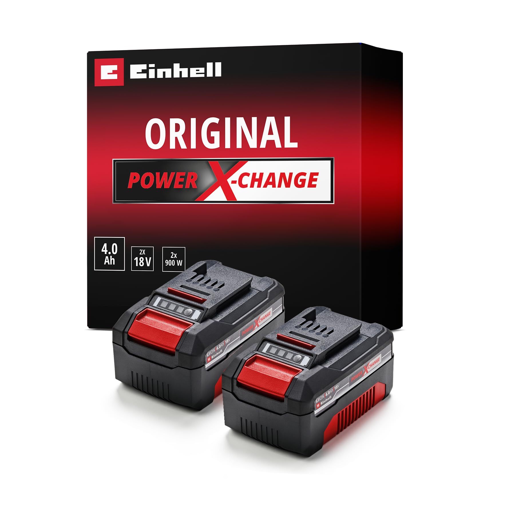 einhell-pxc-batterie-18v-4-0ah-twinpack-2-pi-ces-li-ion image 1