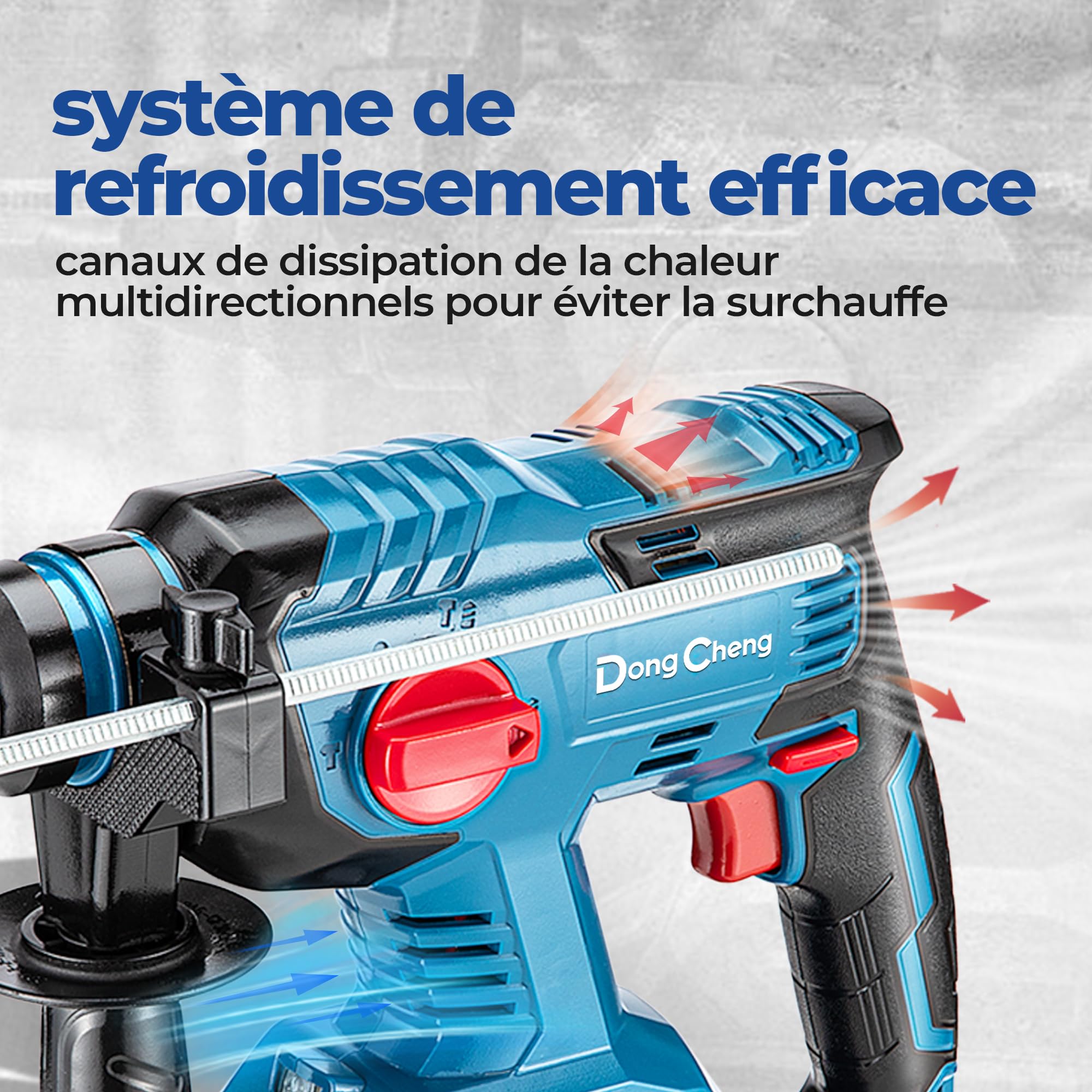 dongcheng-dczc22-perforateur-sans-fil-20v-sds-plus-1-batterie image 5
