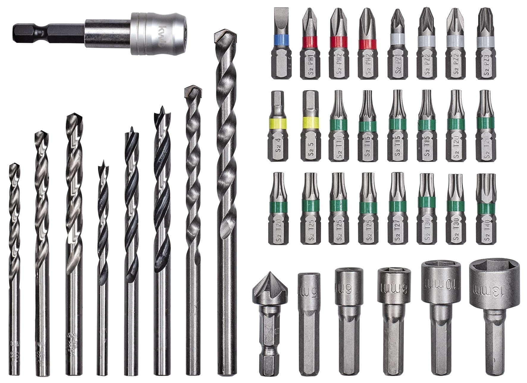 einhell-kwb-coffret-39-forets-et-embouts-1-4 image 1