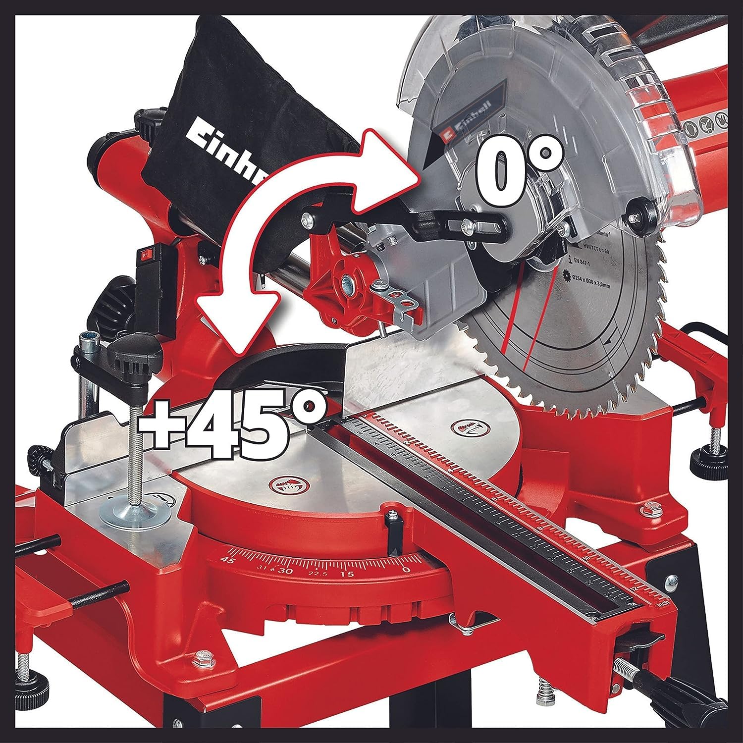 einhell-tc-sm-2531-2-u-scie-onglet-radiale-254-mm image 8
