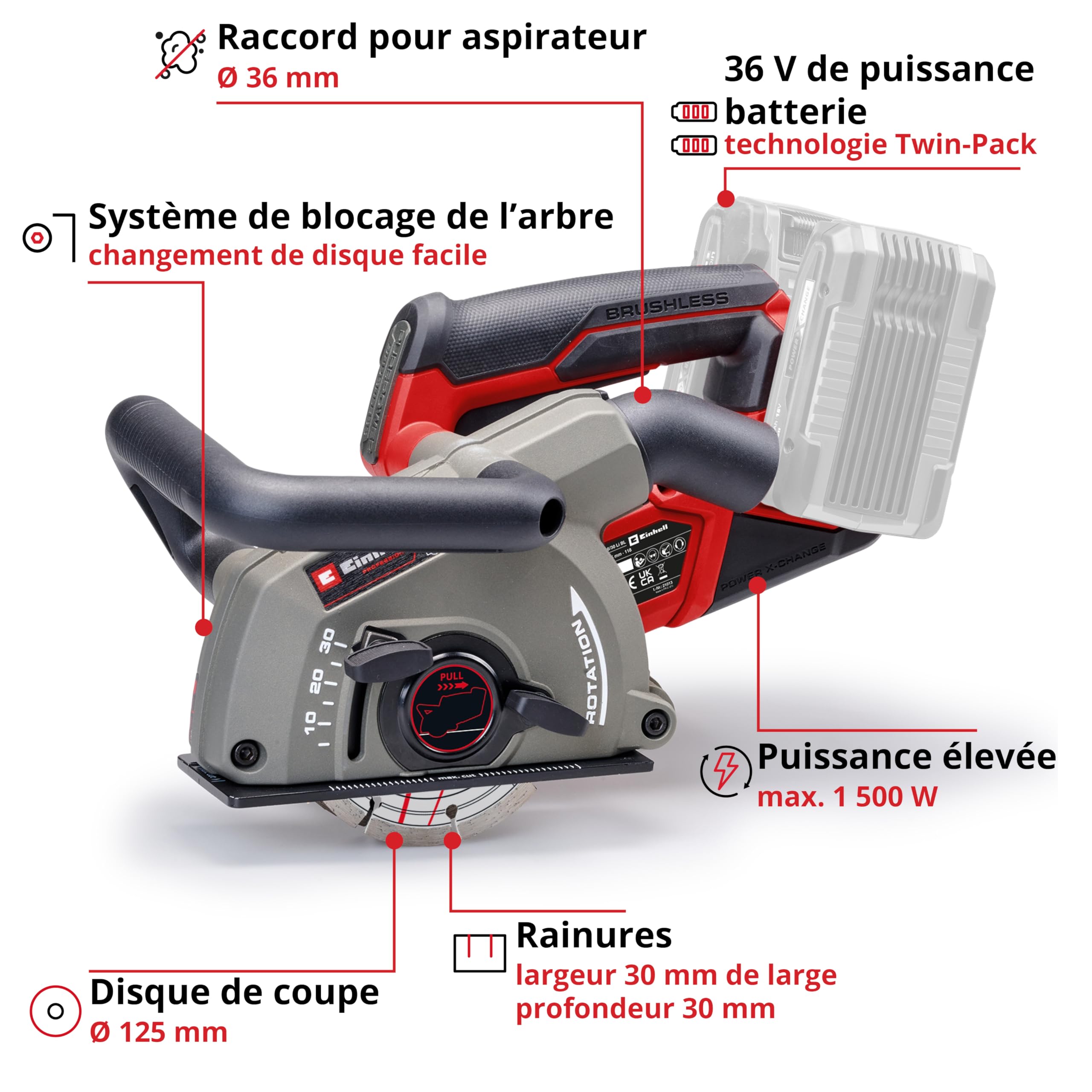 einhell-tp-ma-36-30-li-bl-solo-rainureuse-b-ton-36v-sans-batterie image 3