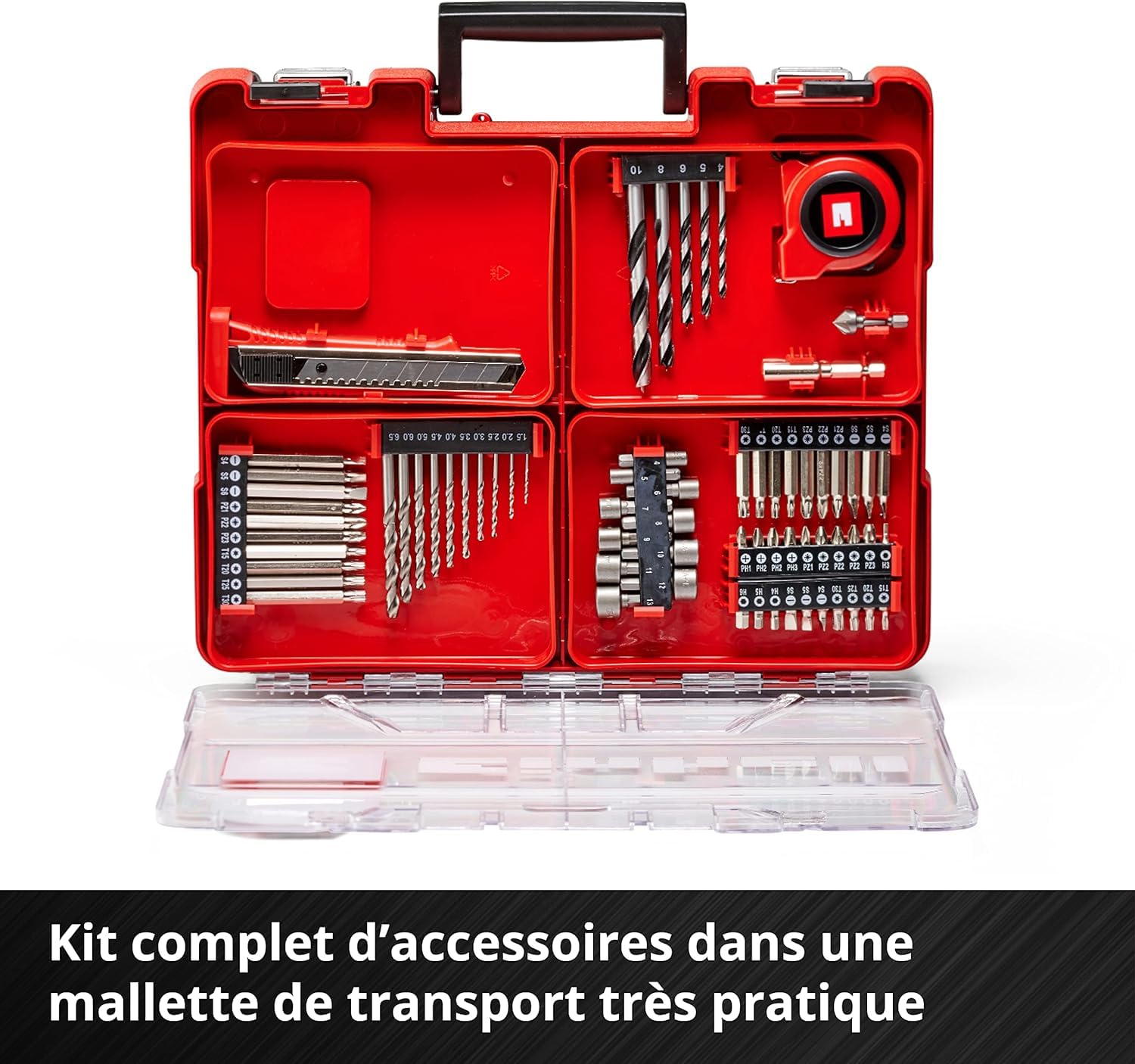 einhell-te-cd-18-40-li-perceuse-visseuse-kit-2x2ah-69-accessoires image 8