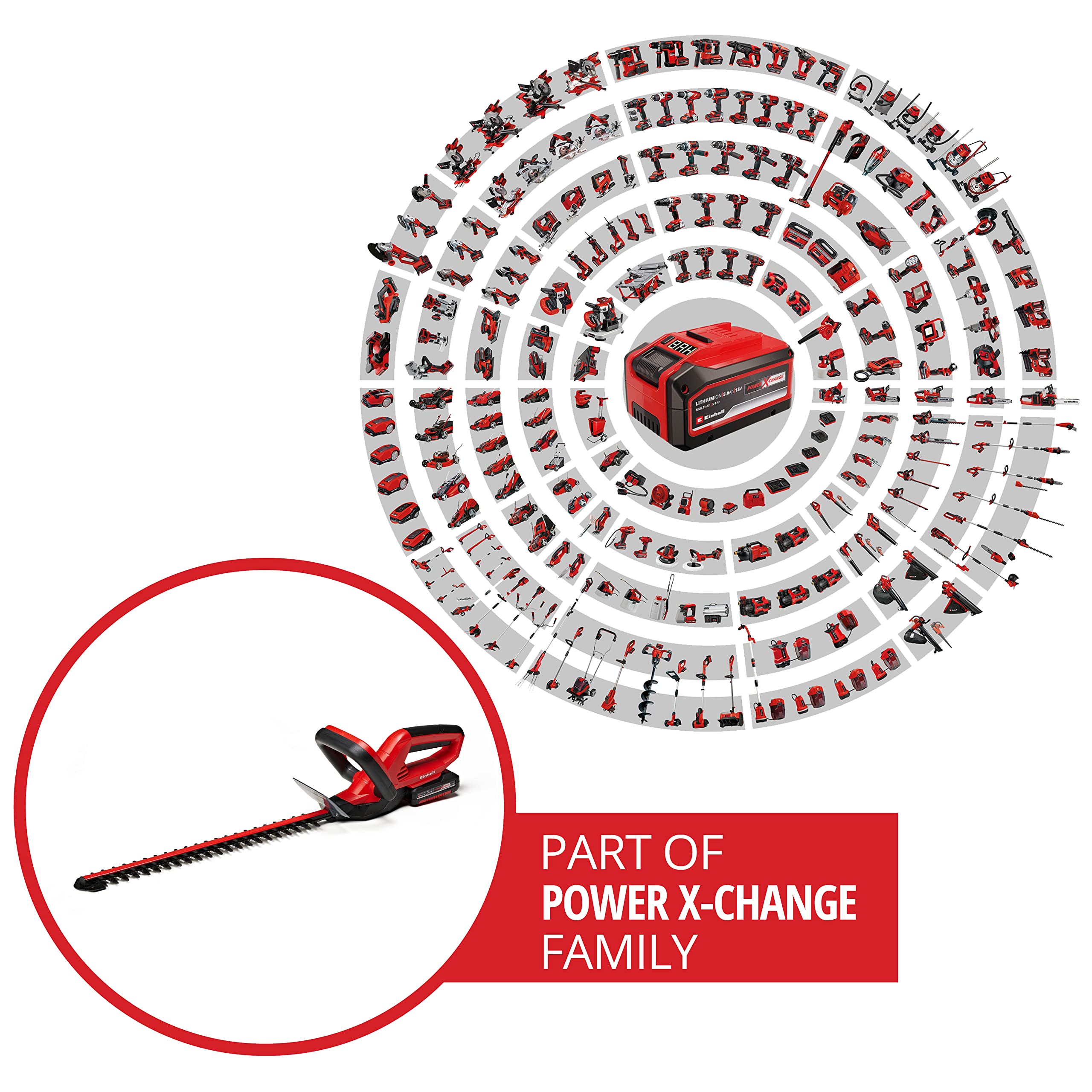 einhell-ge-ch-1846-li-taille-haie-sans-fil-18-v-kit-2-ah image 2