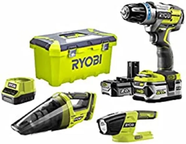 ryobi-r18pdbl-252vtt-perceuse-visseuse-18v-one-kit image 1