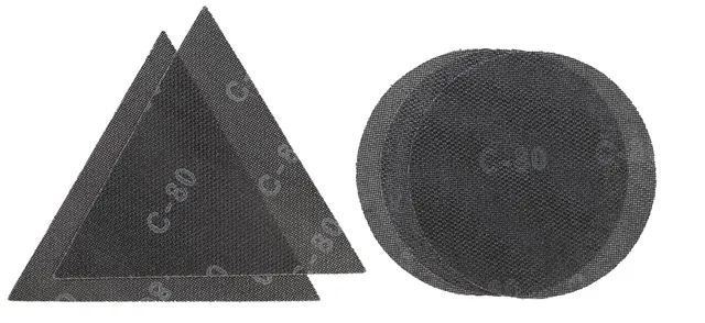 einhell-kit-5-grilles-abrasives-225-mm-p80-p120-triangles image 1