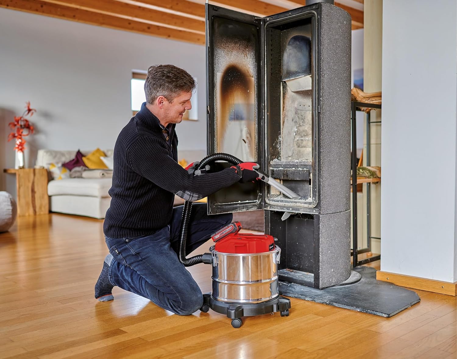 einhell-te-av-18-15-li-c-solo-aspirateur-cendres-18v-15l image 4