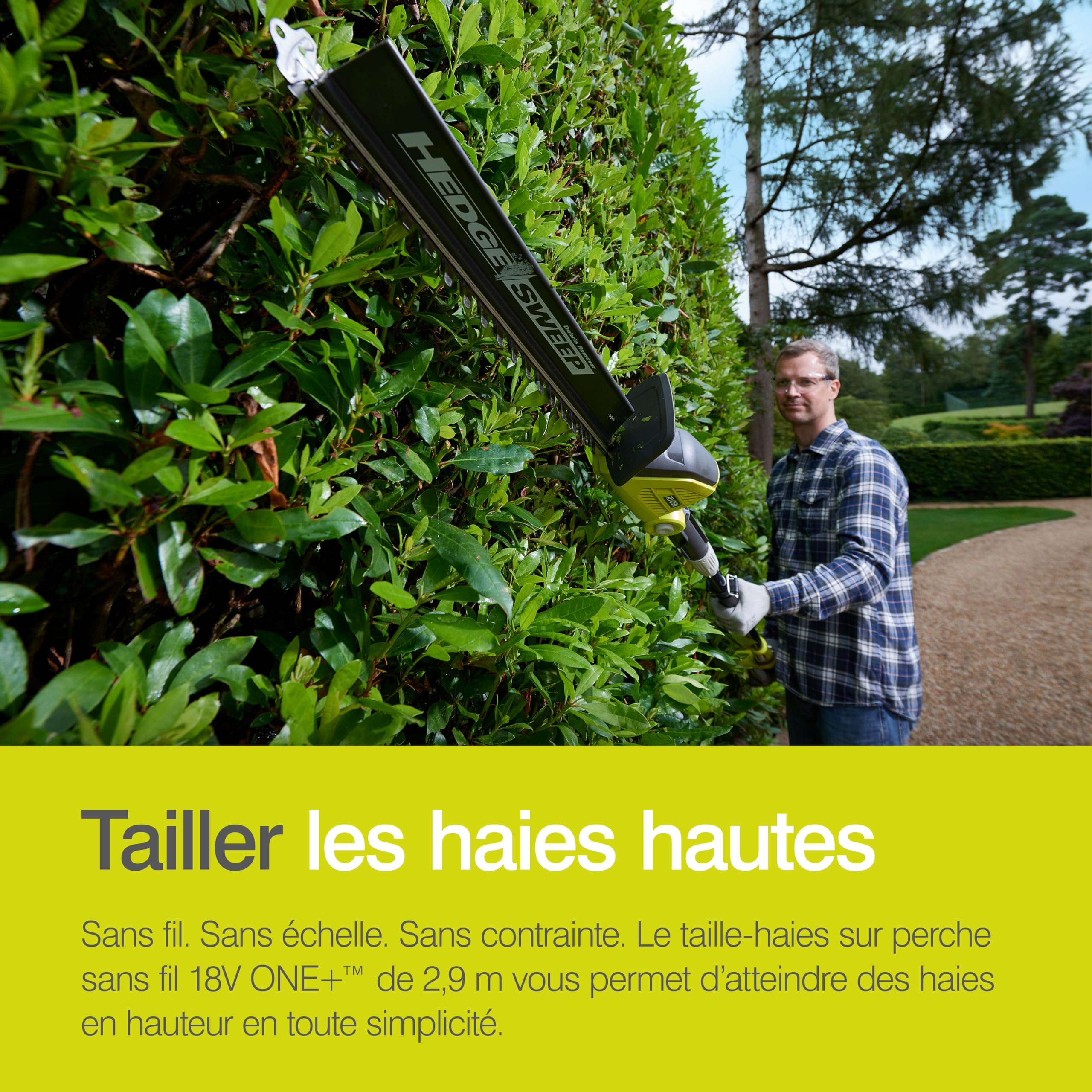 ryobi-opt1845-taille-haie-perche-18v-45-cm-sans-batterie image 6