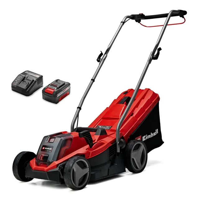 einhell-ge-cm-18-33-li-tondeuse-sans-fil-18-v-kit-4-0-ah-33-cm image 1