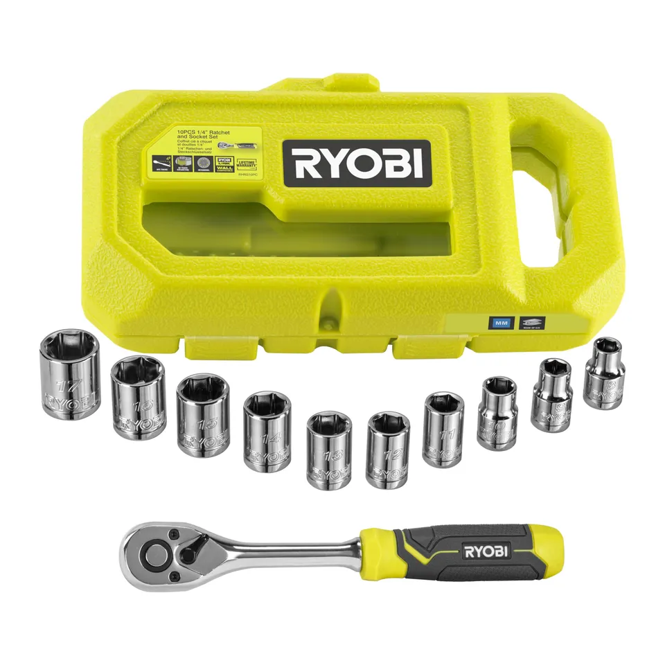 ryobi-rhrs10pc-coffret-cl-cliquet-1-4-10-pi-ces image 1