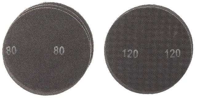 einhell-kit-5-grilles-abrasives-225-mm-k80-k120-velcro image 1