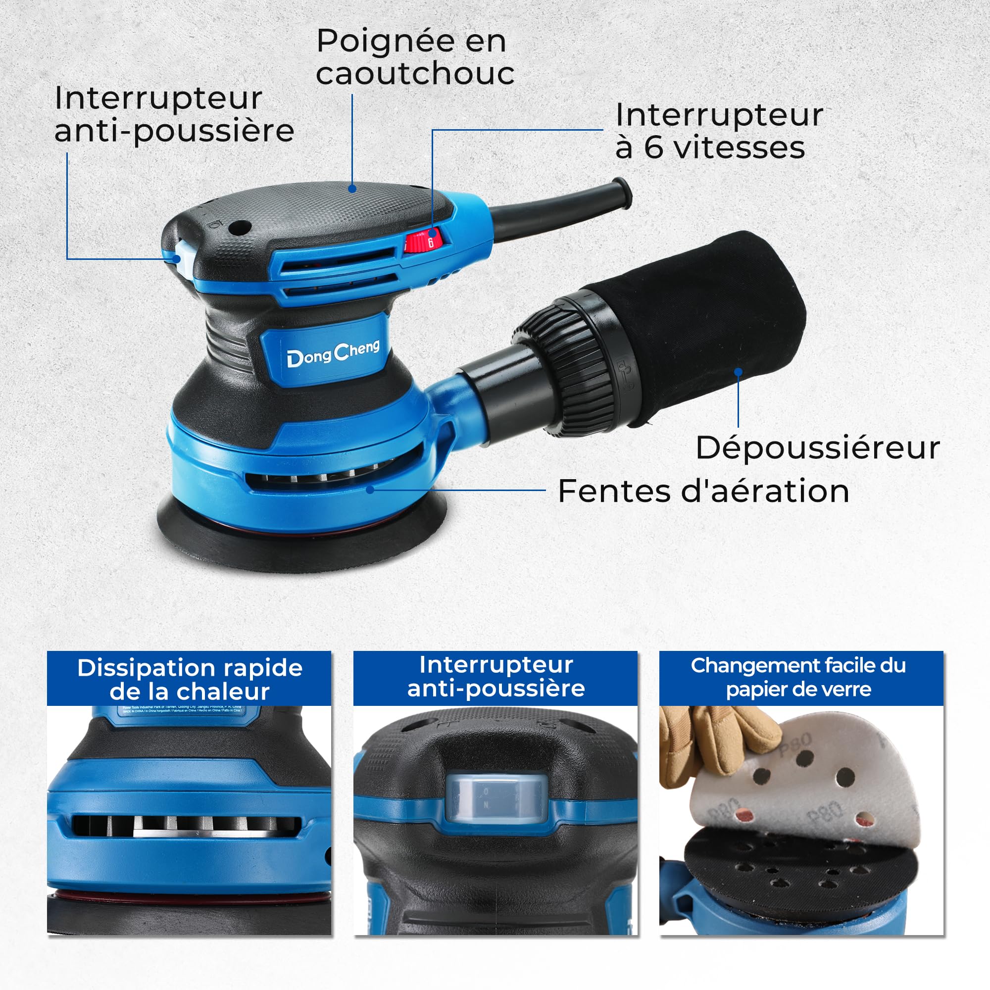 dongcheng-ponceuse-excentrique-380-w-125-mm-6-vitesses image 5