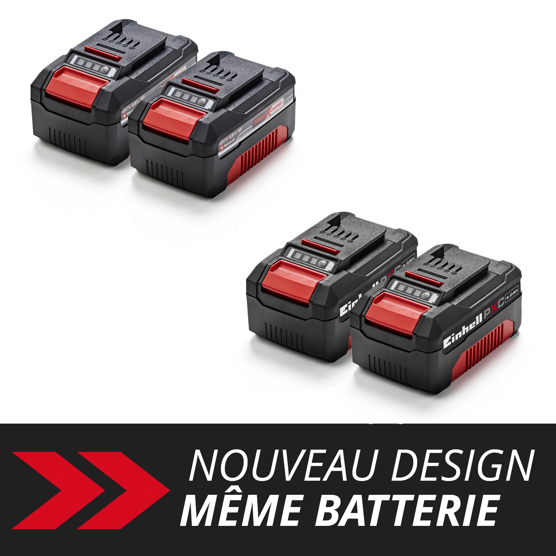 einhell-pxc-batterie-18v-4-0ah-twinpack-2-pi-ces-li-ion image 2