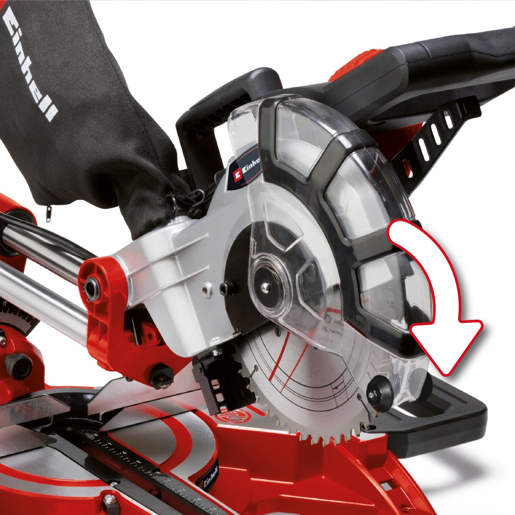 einhell-tc-sm-2131-2-dual-scie-onglet-radiale-1800w-210mm image 7