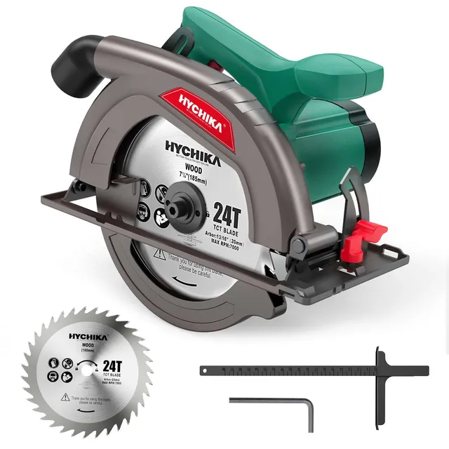 hychika-m1y-du29-185-scie-circulaire-1300w-185mm image 1
