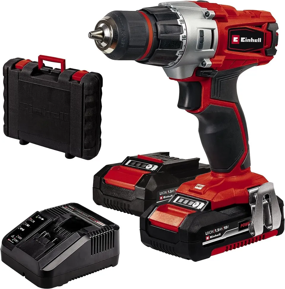 einhell-te-cd-18-2-li-perceuse-visseuse-18v-kit-2-batteries image 1
