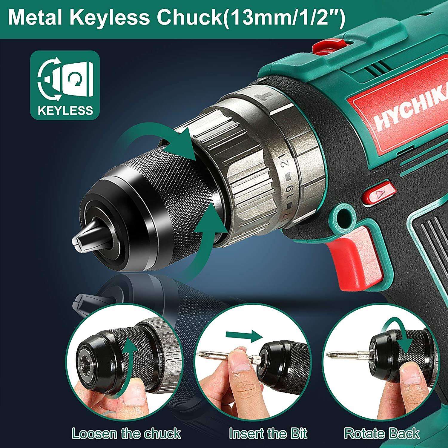 hychika-perceuse-percussion-20-v-45-nm-batterie-2-ah image 3