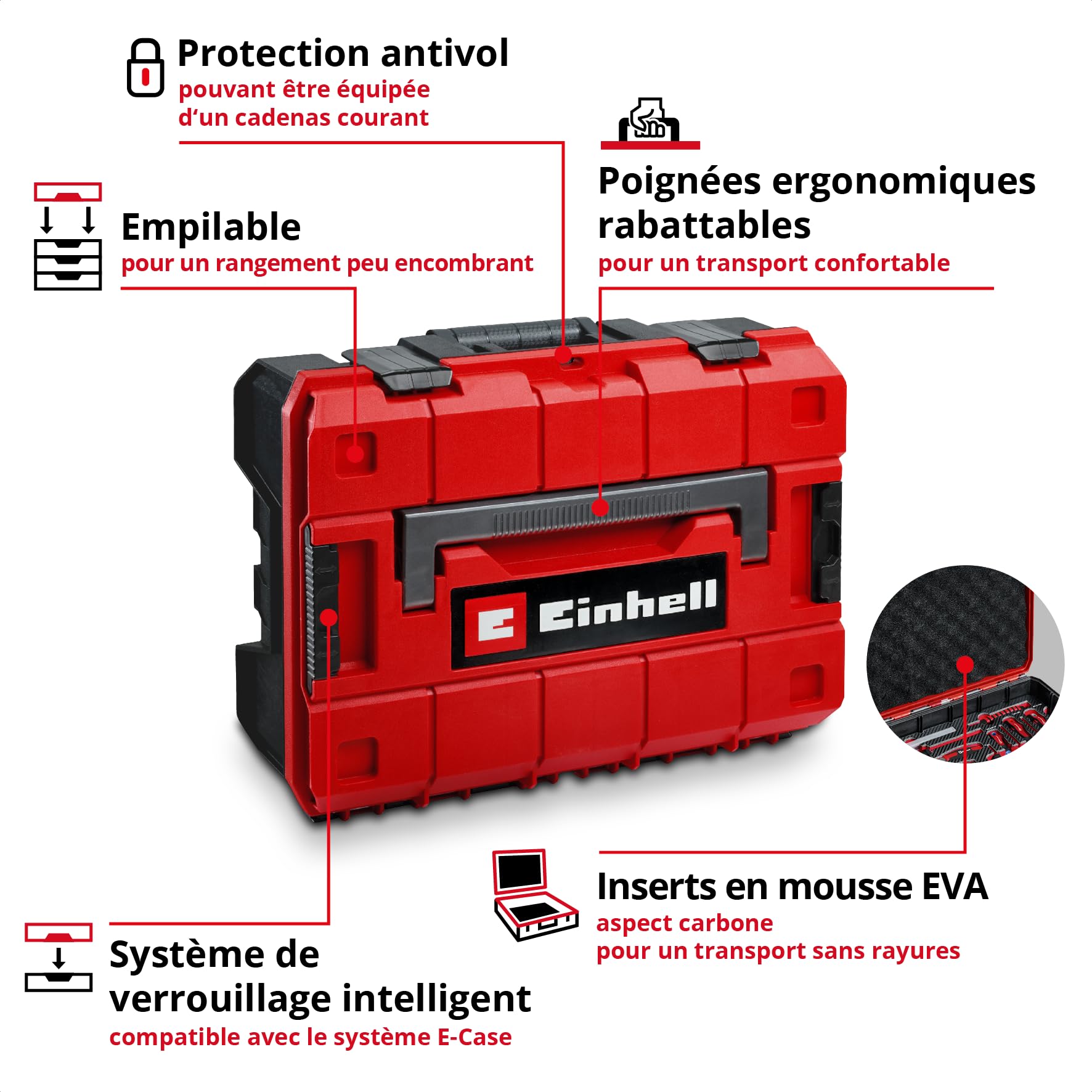 einhell-e-case-coffret-outils-80-pi-ces-chrome-vanadium image 4