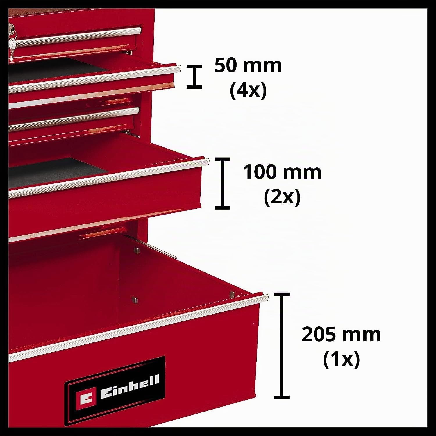 einhell-tc-tw-150-servante-atelier-7-tiroirs-150-kg image 2