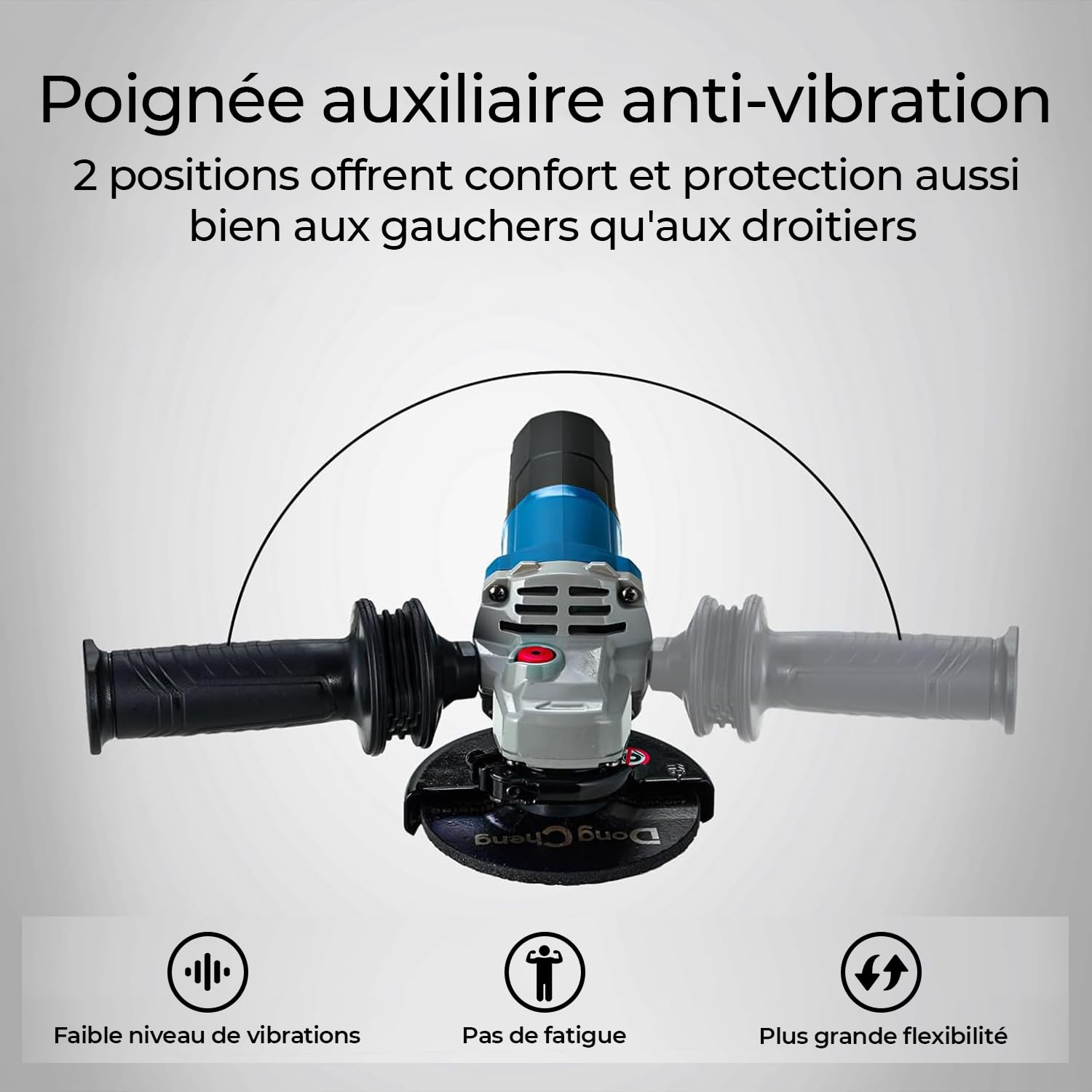 dongcheng-meuleuse-d-angle-800w-125-mm-avec-disques image 3