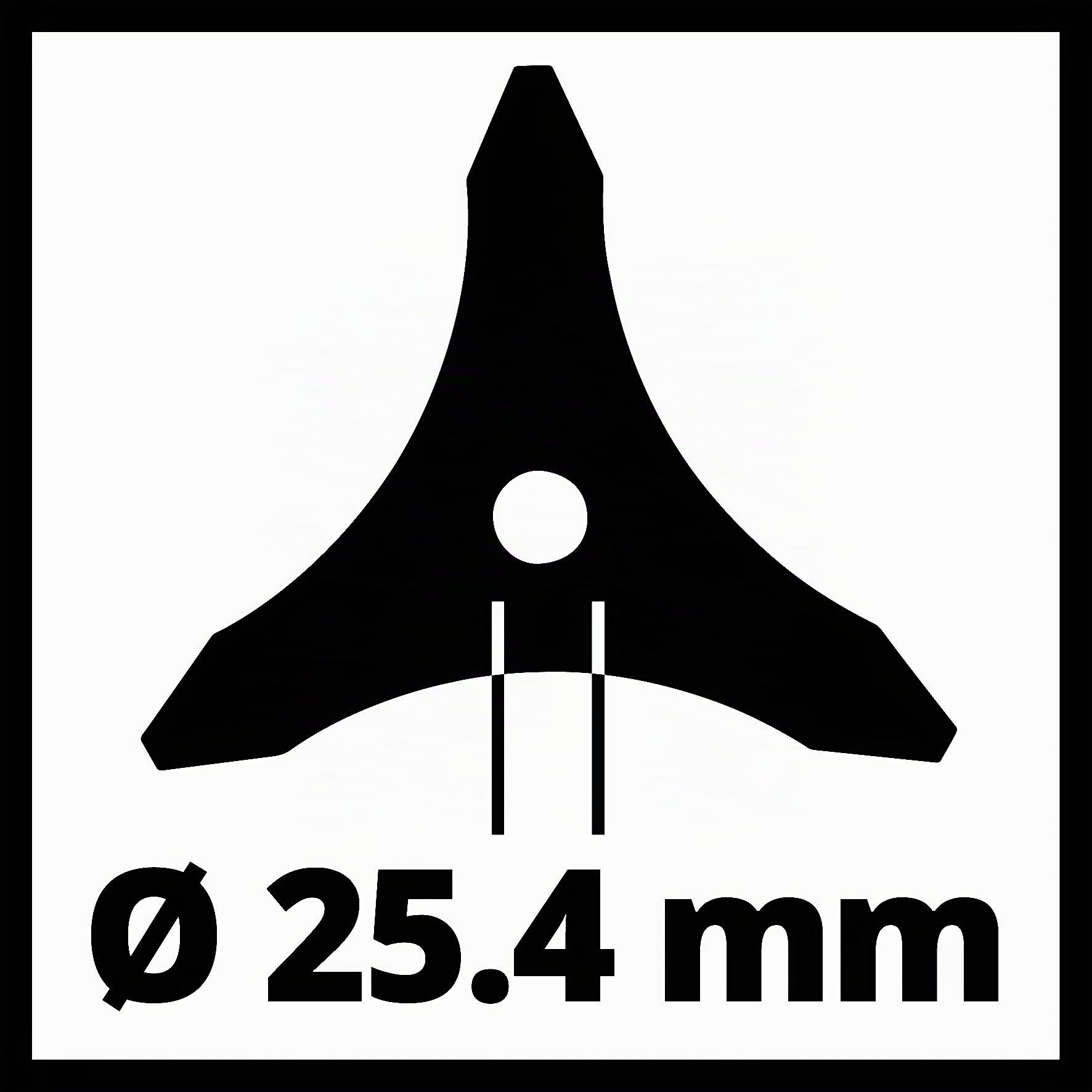 einhell-lame-d-broussailleuse-25-5-cm-al-sage-25-4-mm-taillis image 4