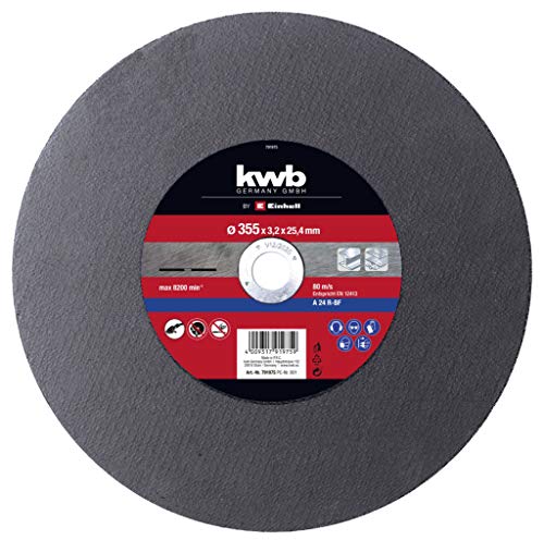 einhell-disque-de-coupe-m-tal-355x25-4-mm-3-2-mm image 2