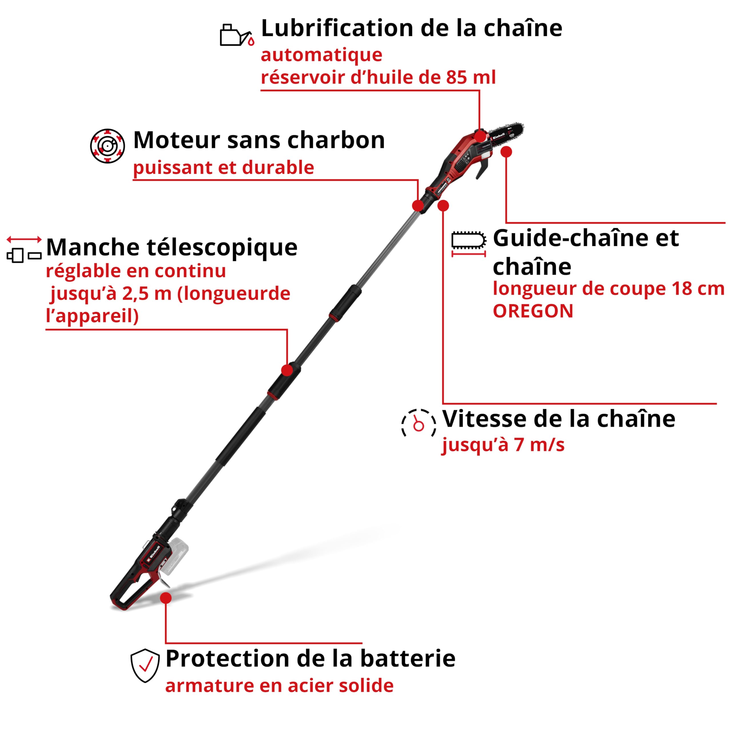 einhell-gp-lc-18-20-li-t-bl-solo-lagueuse-sur-perche-18-cm-solo image 3