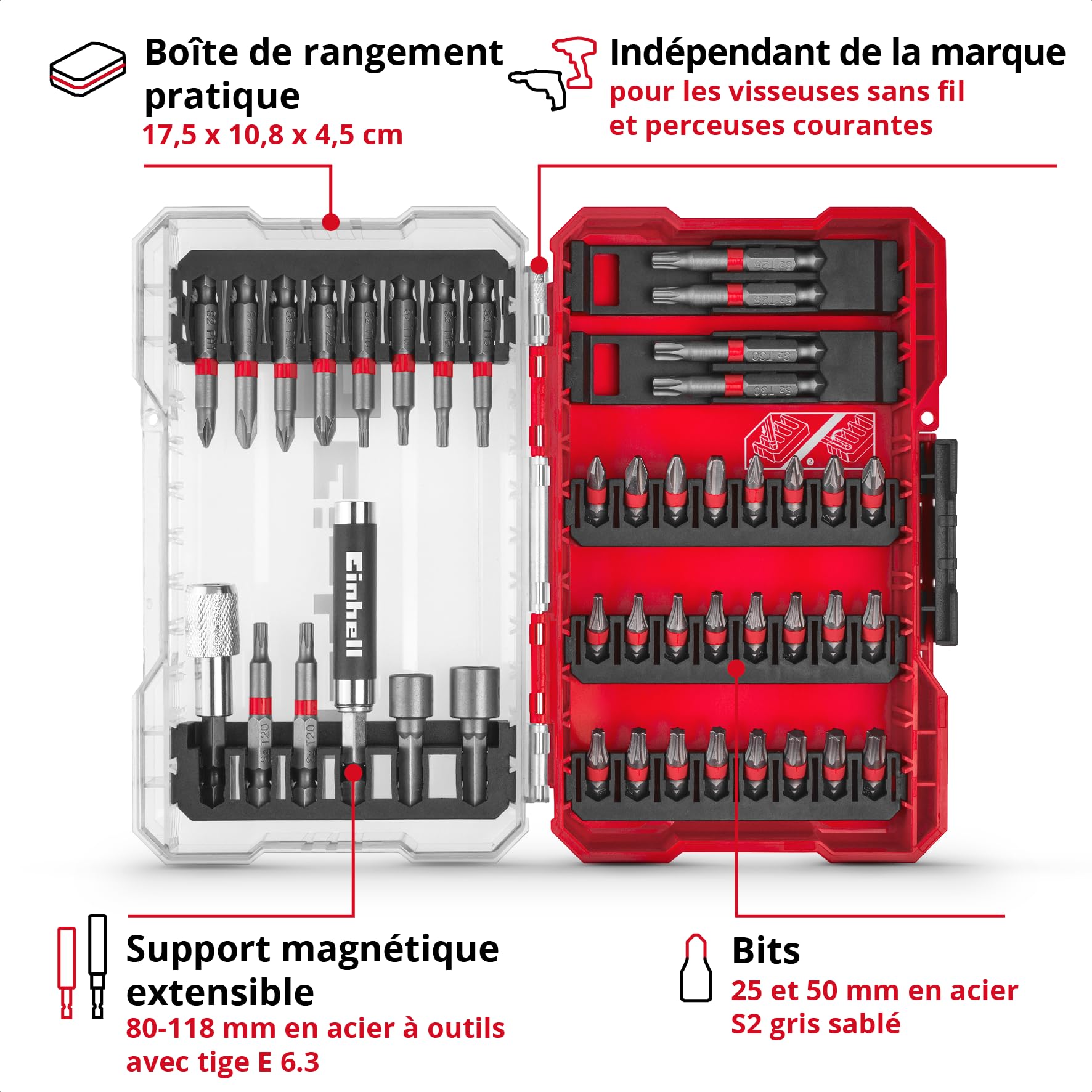 einhell-m-case-jeu-42-embouts-25-50-mm-avec-douilles image 3