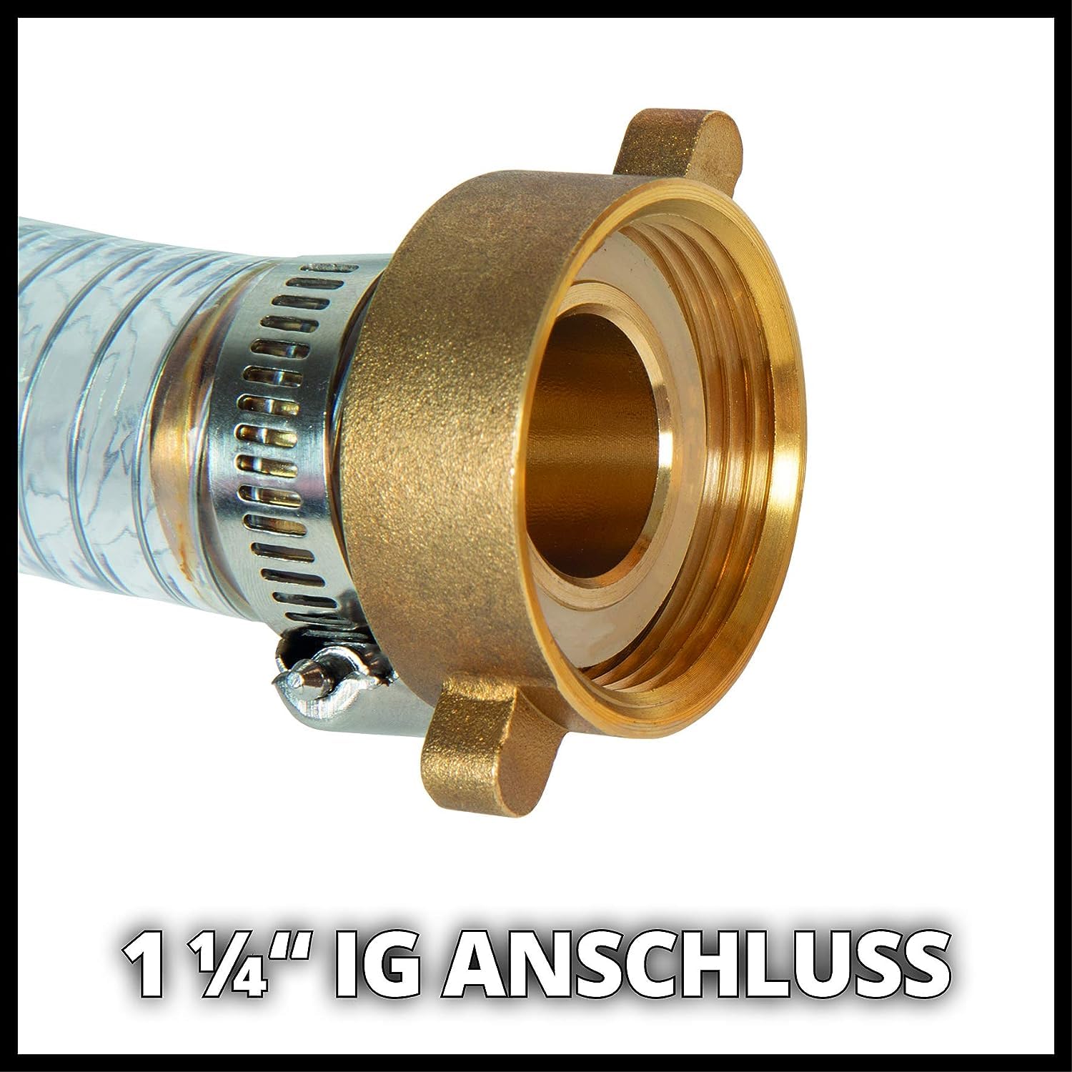 einhell-tuyau-d-aspiration-pompe-4-m-raccord-laiton image 2