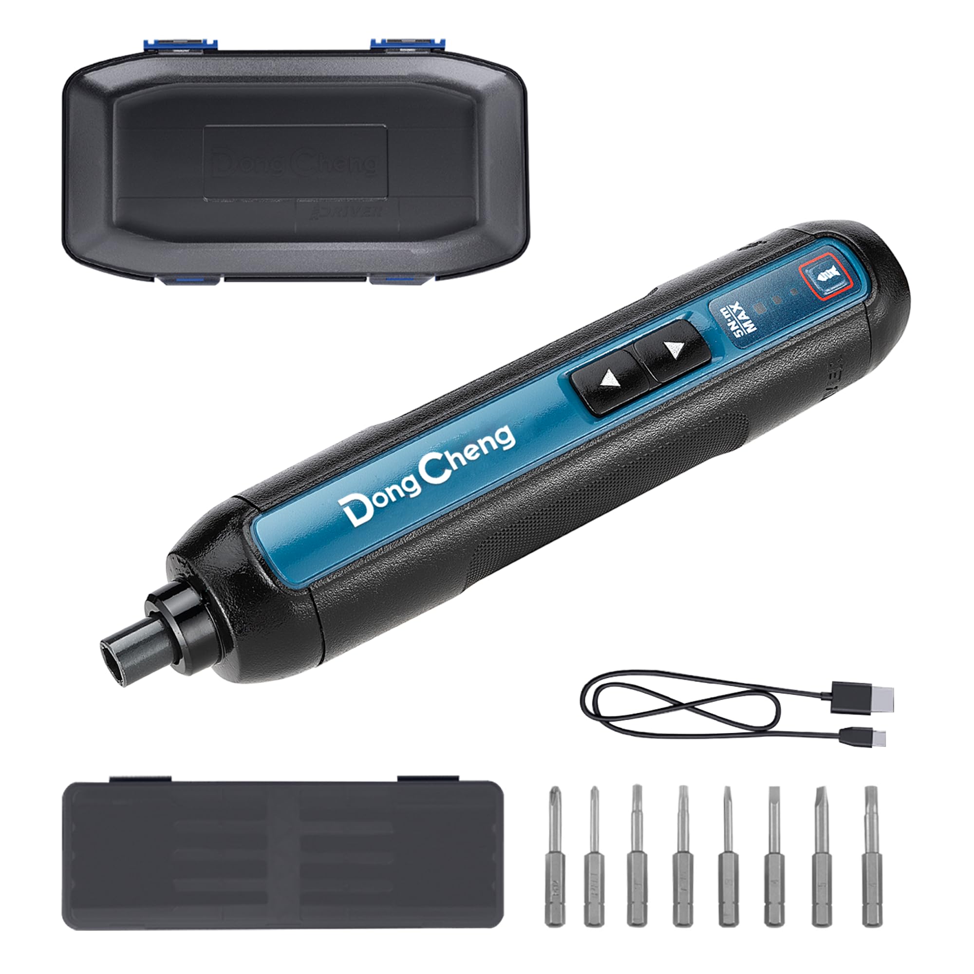 dong-cheng-mini-visseuse-sans-fil-4v-5-nm-usb-c-8-embouts image 1