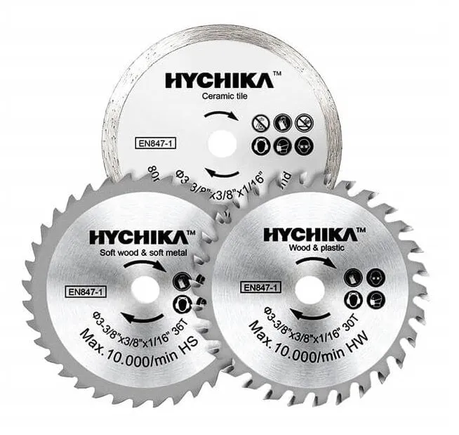 hychika-lame-scie-circulaire-mini-85mm-cs-85c-lot-de-3 image 1